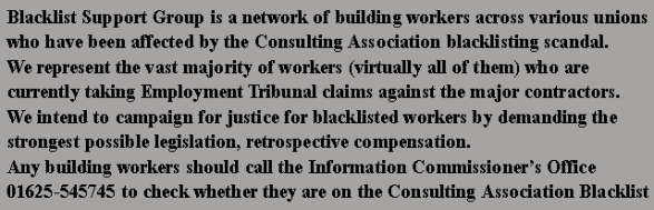 Blacklist Support Group